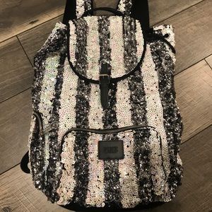 PINK sparkle backpack